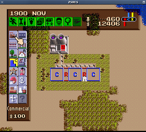 Simcity snes clearance cheat